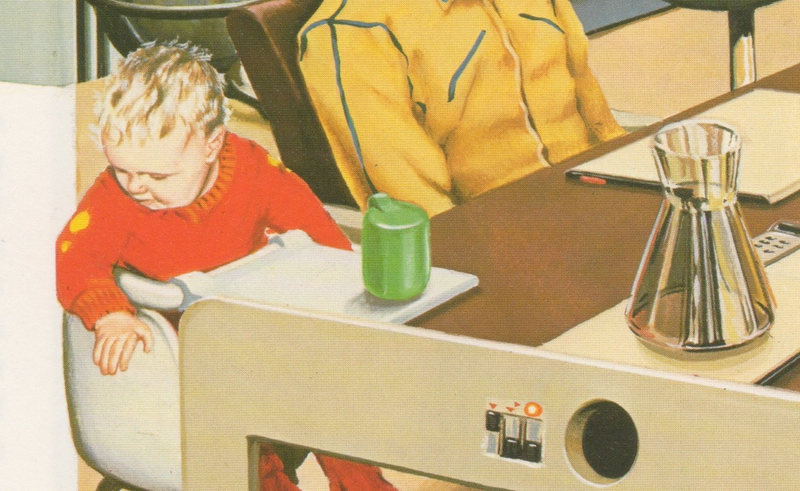 Illustration for article titled This Family Dinner of the Future From 1981 Looks Depressing as Hell